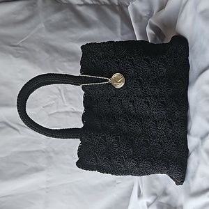 Kathy Ireland Crochet Mini Tote Purse